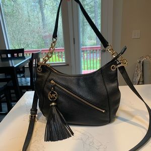 MICHAEL MK Charm Tassel Convertible Shoulder Bag
